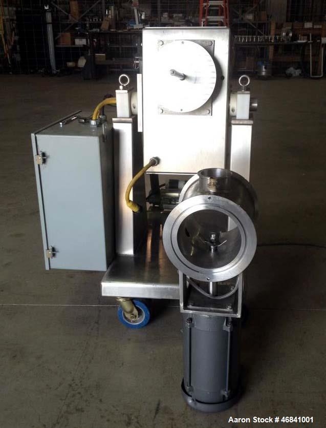 Used Processall Tilt-A-Mix Lab Size Rotary Vacuum Dryer, Model 4 HV. 2 Liter working capacity, 316 Stainlee Steel.