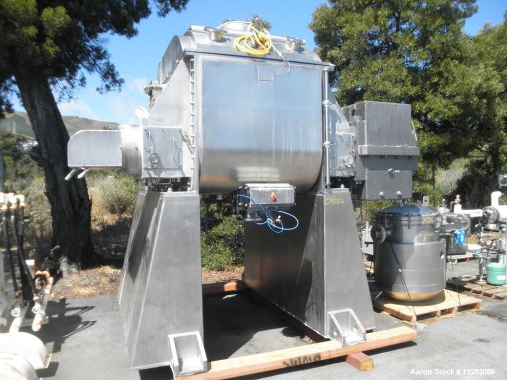 Used Aaron Process Vacuum Dryer with Cored Shaft
