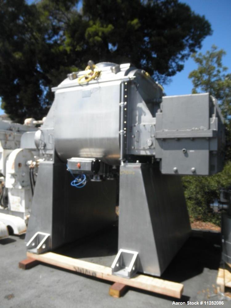 Used Aaron Process Vacuum Dryer with Cored Shaft