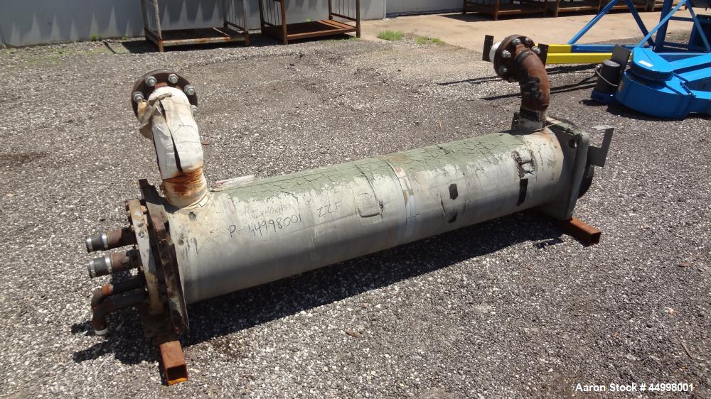Used Hosokawa Bepex Continuous Solidaire Dryer, Model SJS30-16, 316 Stainless Steel. 30" Diameter x 16" long horizontal chamber. Internal rated 5psi at 50 to 400 degrees F, 304 stainless steel jacket...