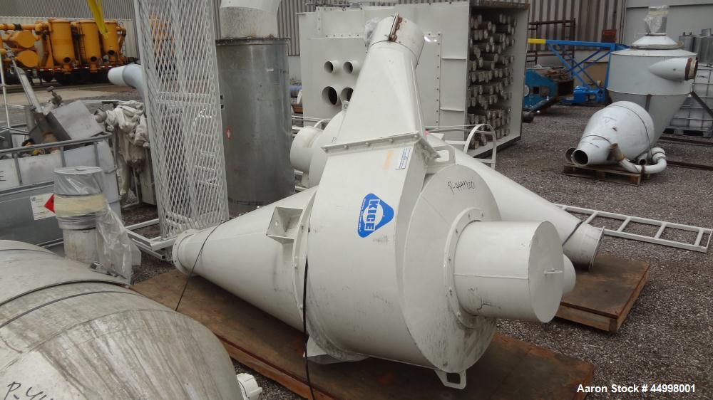 Used Hosokawa Bepex Continuous Solidaire Dryer, Model SJS30-16, 316 Stainless Steel. 30" Diameter x 16" long horizontal chamber. Internal rated 5psi at 50 to 400 degrees F, 304 stainless steel jacket...
