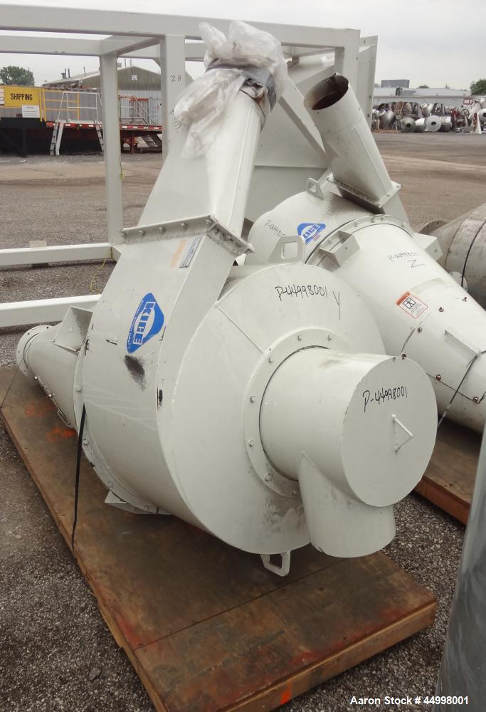 Used Hosokawa Bepex Continuous Solidaire Dryer, Model SJS30-16, 316 Stainless Steel. 30" Diameter x 16" long horizontal chamber. Internal rated 5psi at 50 to 400 degrees F, 304 stainless steel jacket...