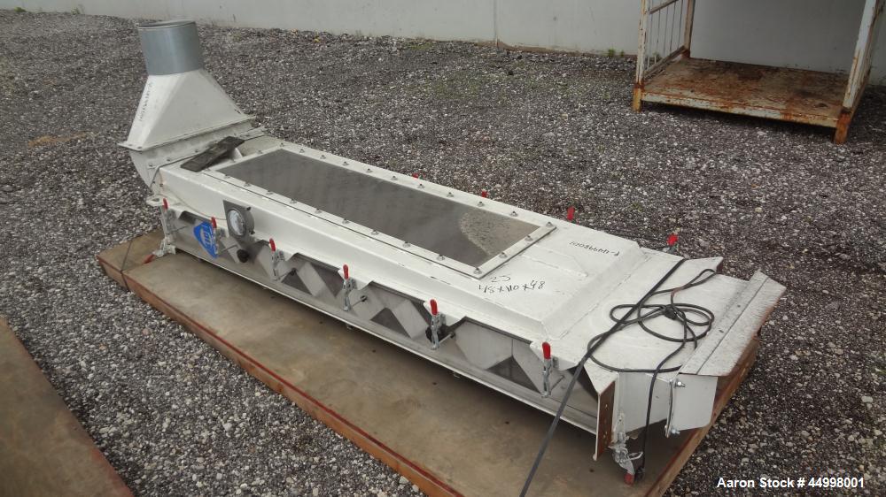 Used Hosokawa Bepex Continuous Solidaire Dryer, Model SJS30-16, 316 Stainless Steel. 30" Diameter x 16" long horizontal chamber. Internal rated 5psi at 50 to 400 degrees F, 304 stainless steel jacket...
