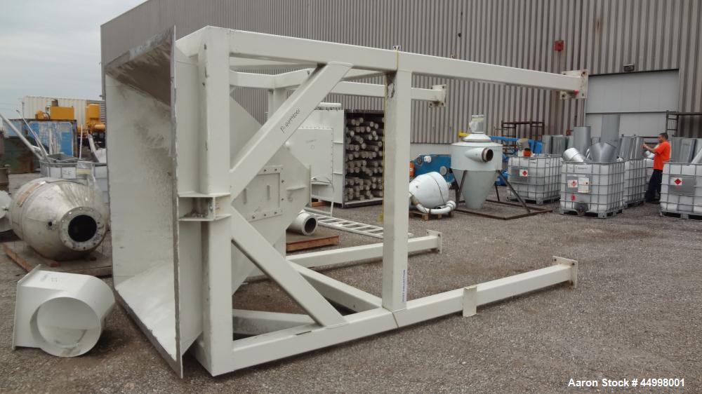 Used Hosokawa Bepex Continuous Solidaire Dryer, Model SJS30-16, 316 Stainless Steel. 30" Diameter x 16" long horizontal chamber. Internal rated 5psi at 50 to 400 degrees F, 304 stainless steel jacket...