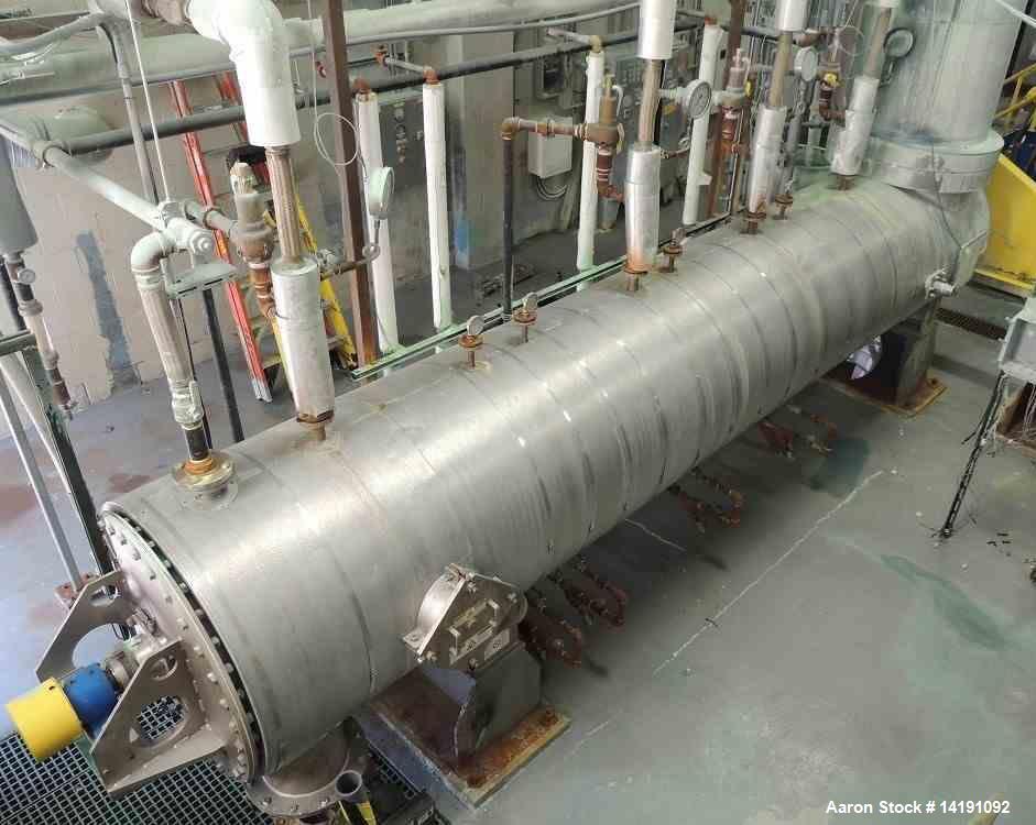 Used Bepex Strong Scott Solidaire 304 Stainless Steel Jacketed Dryer