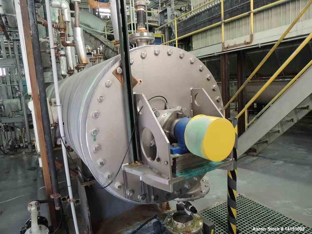 Used Bepex Strong Scott Solidaire 304 Stainless Steel Jacketed Dryer