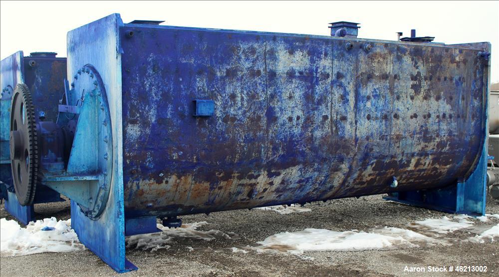 Used Bethlehem Corporation "T" Paddle Blender, Approximately 500 Cubic Feet,
