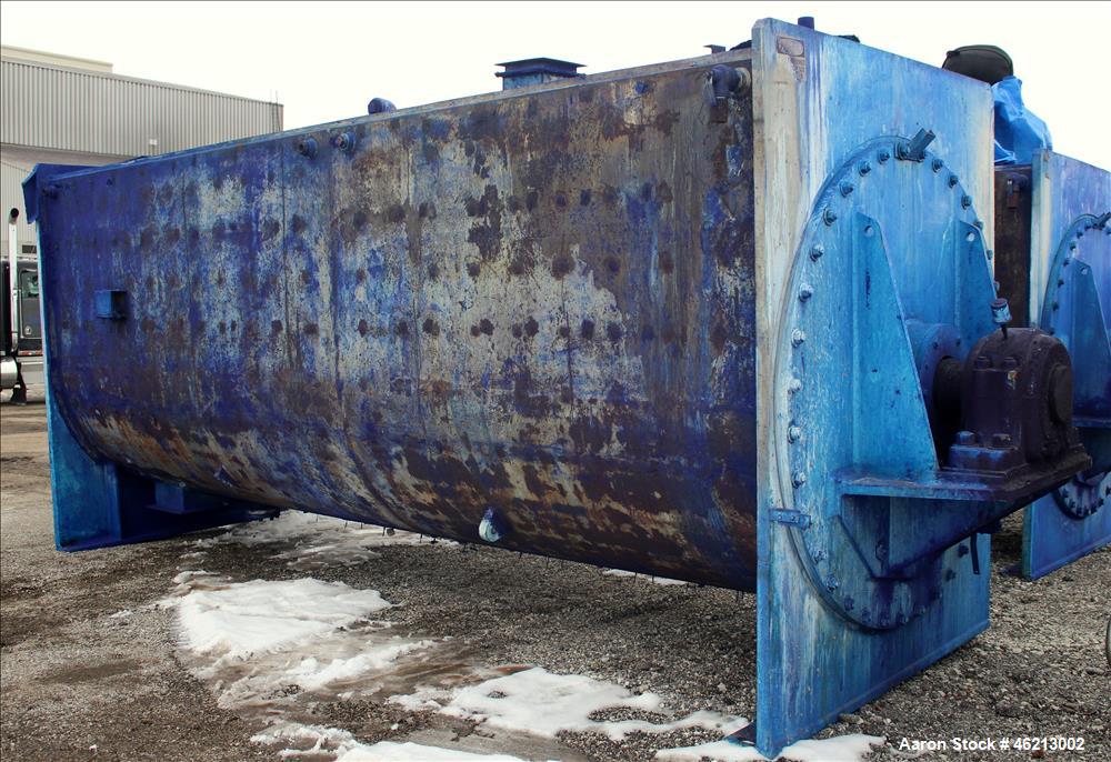 Used Bethlehem Corporation "T" Paddle Blender, Approximately 500 Cubic Feet,