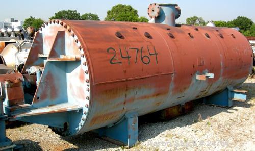 Used Buflovak Rotary Vacuum Dryer, 154 Cubic Feet Working Capacity, Stainless S