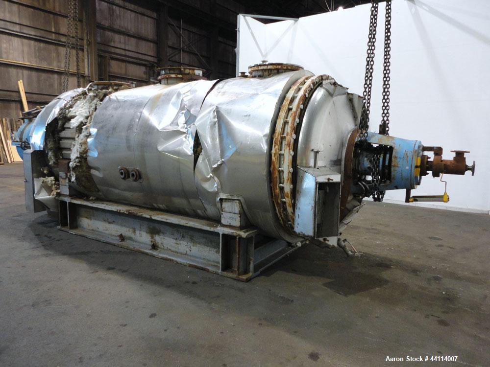 Used Buss Rotary Dryer, Approximate 202 Cubic Feet Working Capacity, Type S1000