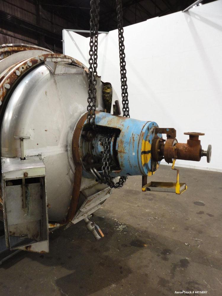 Used- Buss Rotary Dryer, Approximate 202 Cubic Feet Working Capacity, Type S1000
