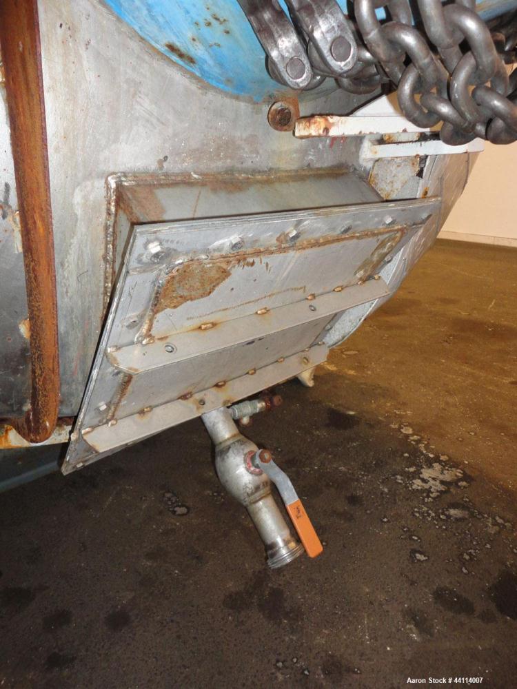 Used Buss Rotary Dryer, Approximate 202 Cubic Feet Working Capacity, Type S1000