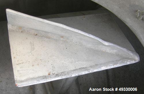 Used Buss Rotary Vacuum Dryer, Type S6300, 316 Stainless Steel Product Contact Area. 304 stainless channel jacket. 293 cubic feet (8300 liter) total capacity, 211 cubic feet (6300 liter) working capa...