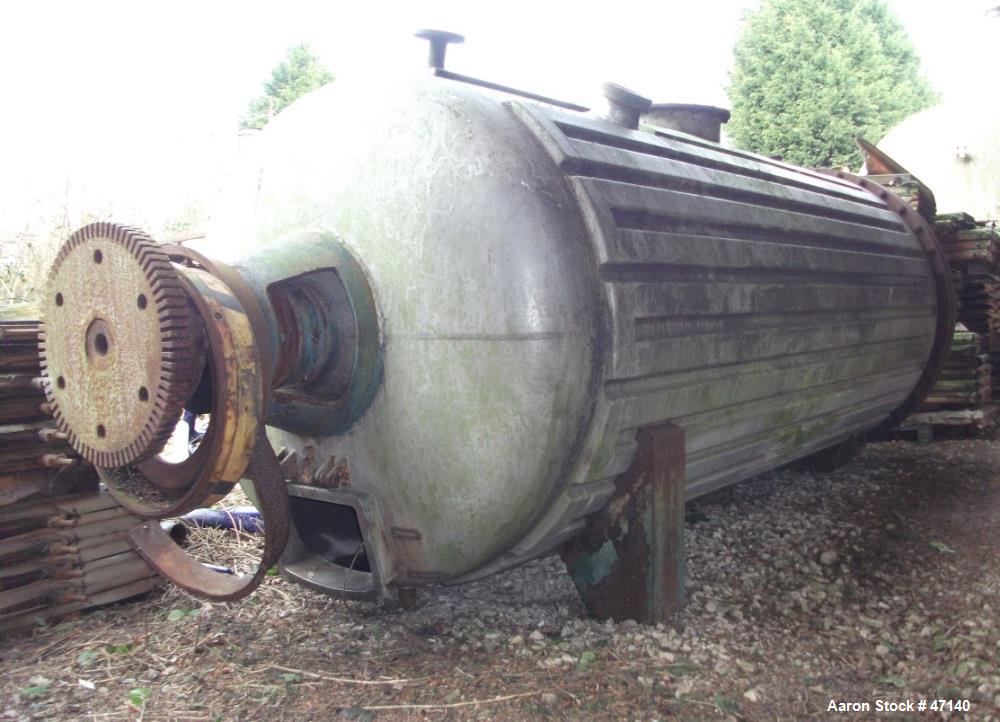 Used- Buss Paddle Rotary Vacuum Dryer