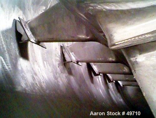 Used Buss Paddle Vacuum Dryer, Approximate 275 Cubic Feet Working Capacity