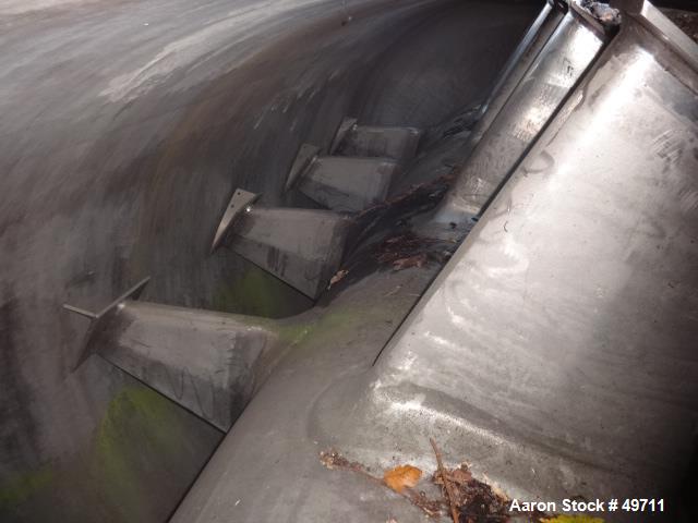 Used Buss Paddle Vacuum Dryer, 275 Cubic Feet Working Capacity