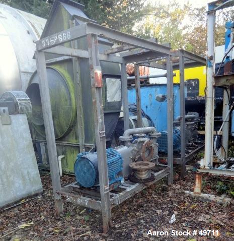 Used Buss Paddle Vacuum Dryer, 275 Cubic Feet Working Capacity