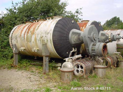 Used Buss Paddle Vacuum Dryer, 275 Cubic Feet Working Capacity