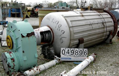 Used Stainless Steel Buss Rotary Vacuum Dryer