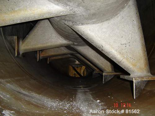 Used- CMR Rotary Vacuum Dryer, 75 Cubic Feet Working Capacity.
