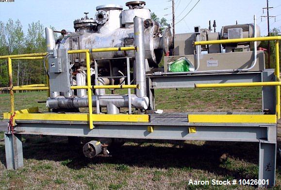 Used Draiswerke Rotary Vacuum Reactor/Dryer, Type K-TR160FM1