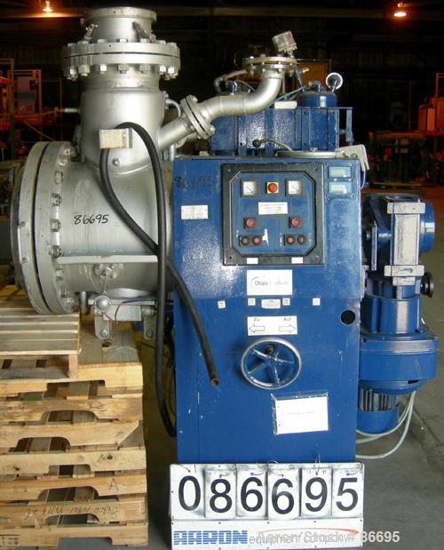 Used Stainless Steel Draiswerke Turbulent Plow Mixer/Reactor, Type TR-100/ZSM