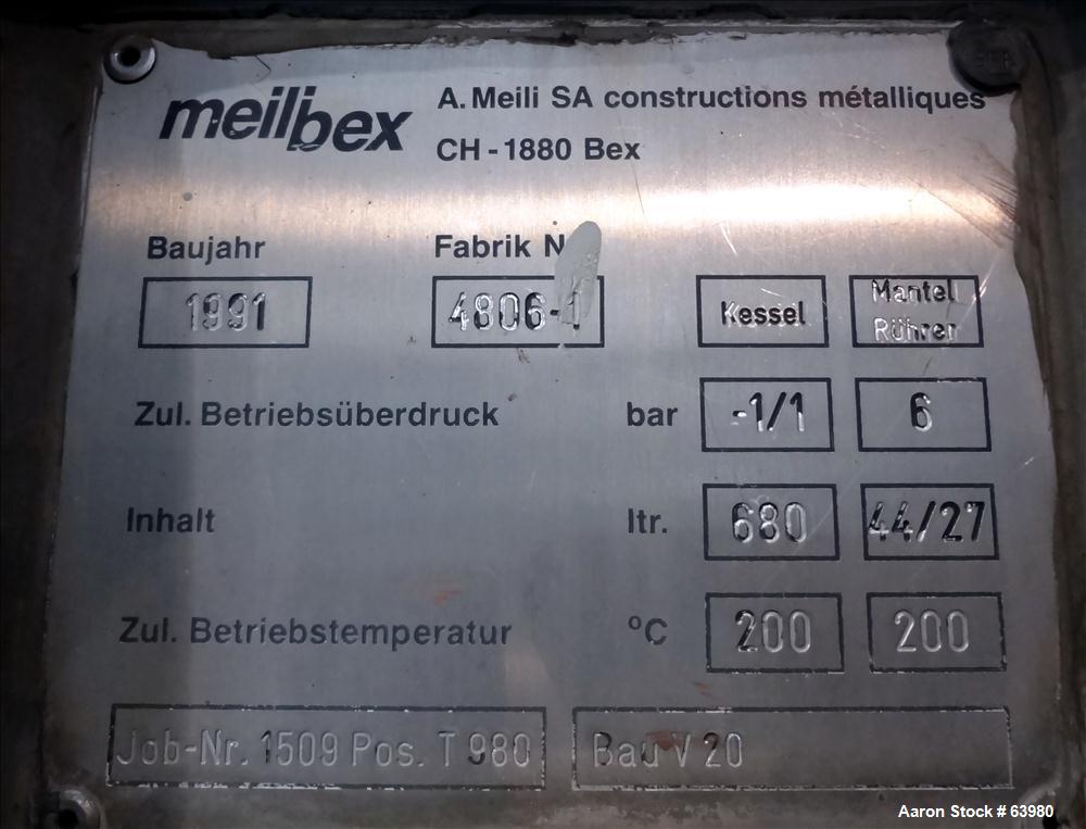 Used Meilibex Rotary Vacuum Dryer