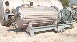Used Giovanola Rotary Vacuum Dryer, 77 Cubic Feet Working Capaity, 316 Stainles