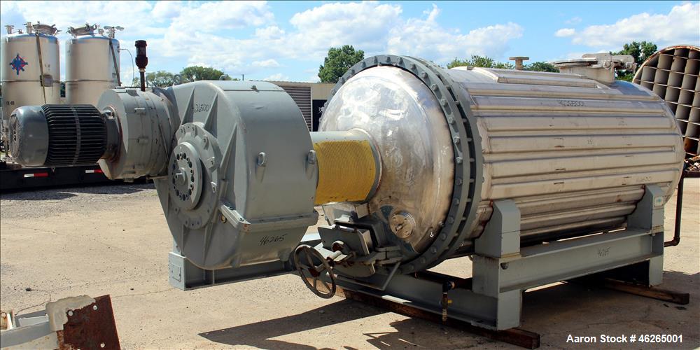 Used Giovanola Rotary Vacuum Dryer, (4000 Liter) 141 cubic foot.