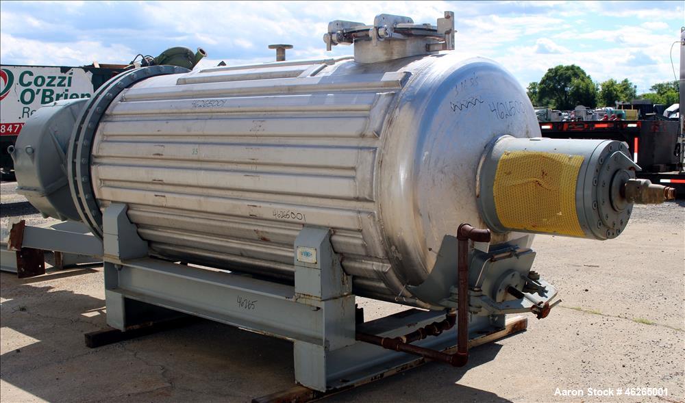 Used- Giovanola Rotary Vacuum Dryer, (4000 Liter) 141 cubic foot.