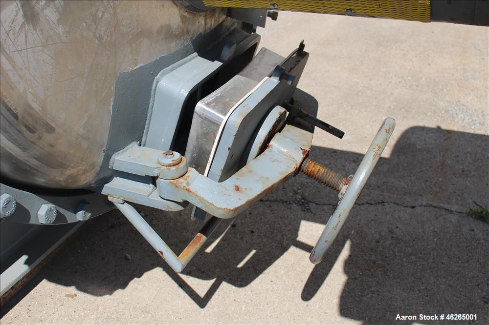 Used Giovanola Rotary Vacuum Dryer, (4000 Liter) 141 cubic foot.
