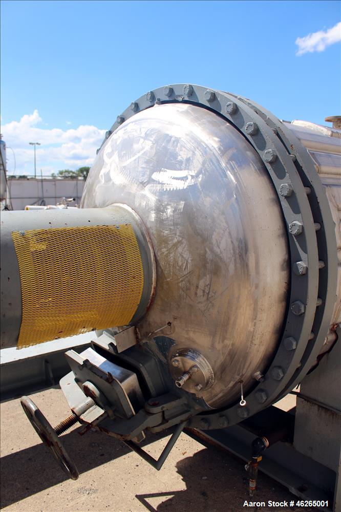 Used Giovanola Rotary Vacuum Dryer, (4000 Liter) 141 cubic foot.