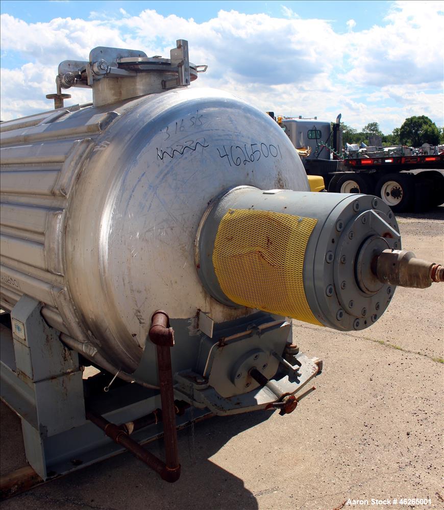 Used Giovanola Rotary Vacuum Dryer, (4000 Liter) 141 cubic foot.