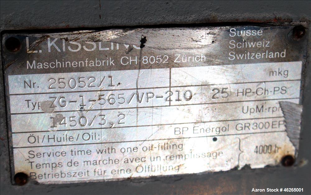 Used Giovanola Rotary Vacuum Dryer, (4000 Liter) 141 cubic foot.