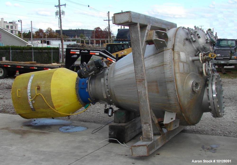 Used Krauss-Maffei MT 1/200 Vacuum Mixer Dryer – 316L SS | 49.43 cu.ft. | Full Vacuum | 10 HP Orbiting Screw