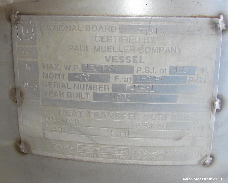 Used Krauss-Maffei MT 1/200 Vacuum Mixer Dryer – 316L SS | 49.43 cu.ft. | Full Vacuum | 10 HP Orbiting Screw