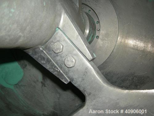 Used Littleford Polyphase Mixer Reactor Dryer, Model DVT-130. 304 stainless steel. 4.6 cubic feet total capacity, 2.8 cubic feet working.  Approximately 20" diameter x 24" long.  4" diameter shaft wi...