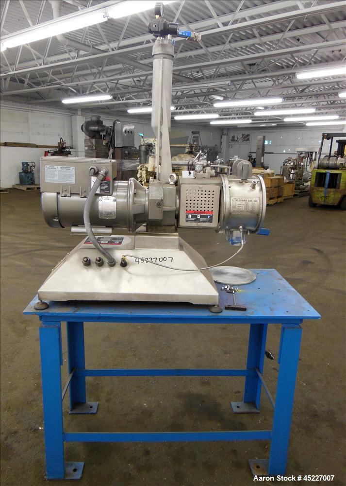 Used Stainless Steel Littleford Lab Size Polyphase Mixer, Dryer, and Reactor, M