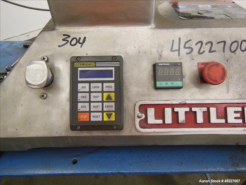 Used Stainless Steel Littleford Lab Size Polyphase Mixer, Dryer, and Reactor, M