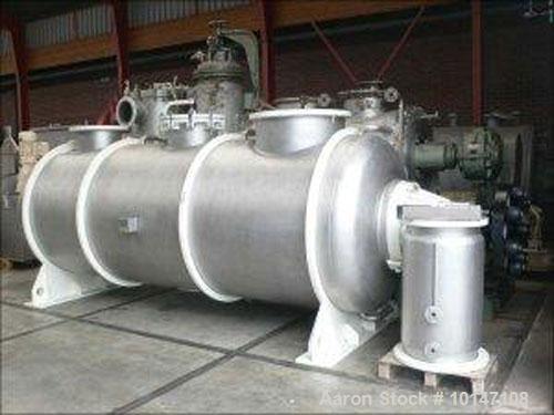 Used- Stainless Steel Lodige Turbulent Dryer "Druvatherm", DVT-6300-4Z