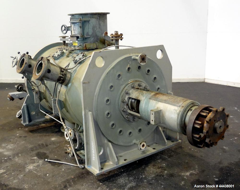 Used Lodige Druvatherm Batch Type Vacuum Paddle Dryer, Type VTA 1200