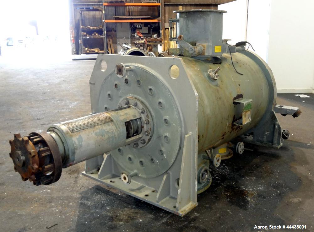 Used Lodige Druvatherm Batch Type Vacuum Paddle Dryer, Type VTA 1200