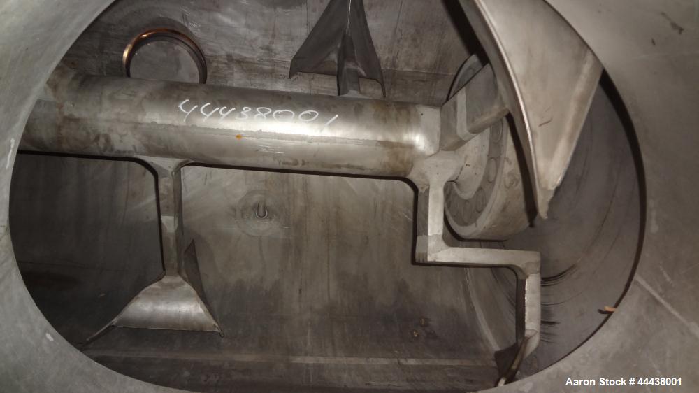 Used Lodige Druvatherm Batch Type Vacuum Paddle Dryer, Type VTA 1200