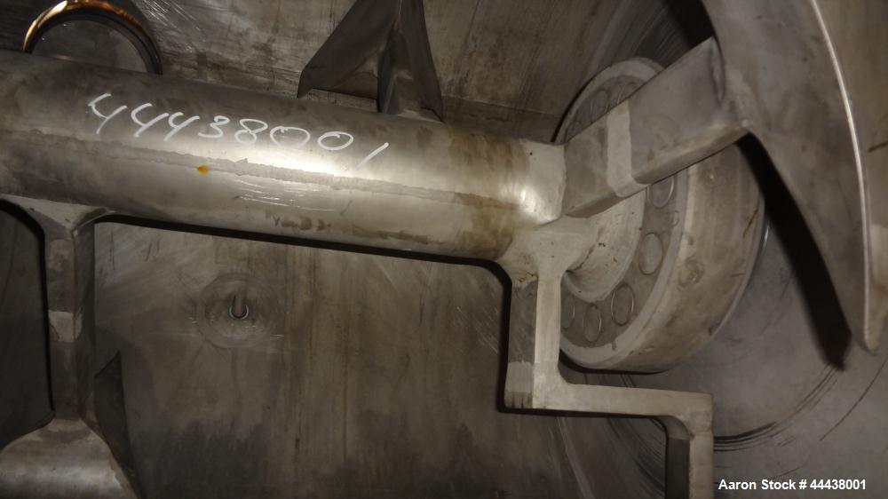 Used Lodige Druvatherm Batch Type Vacuum Paddle Dryer, Type VTA 1200