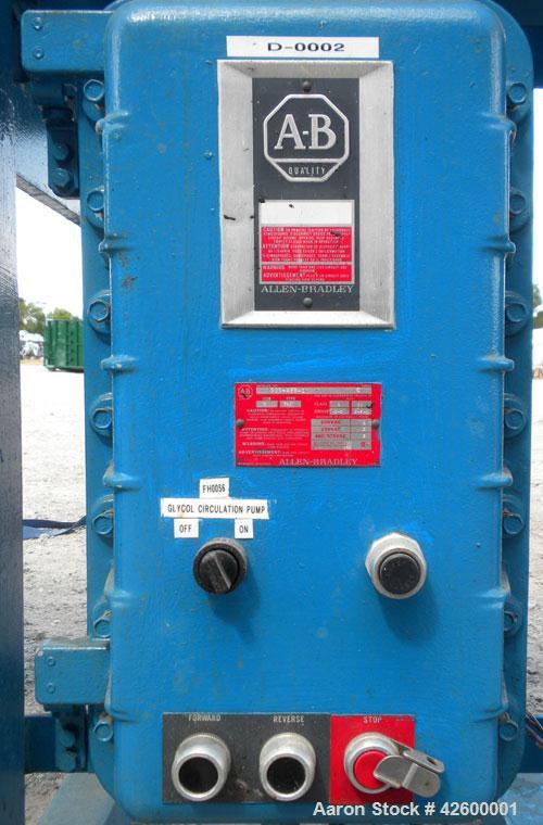 Used Paul O Abbe Rota-Blade Vacuum Dryer, Model Size RBM, 8.1 cubic feet working capacity, 13.5 total, 304 stainless steel. 24" Diameter x 61-1/4" long retractable horizontal chamber rated full vacuu...