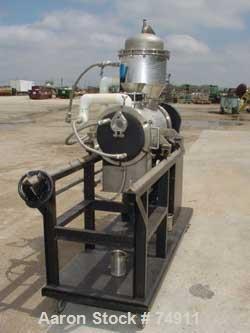 USED: Paul O Abbe lab size Rotablade vacuum dryer, model RD. 1.1 cu ft working capacity (1.9 total). 316 stainless steel. 12-1/4" diameter x 31-5/8" long horizontal chamber rated FV, 304 stainless st...