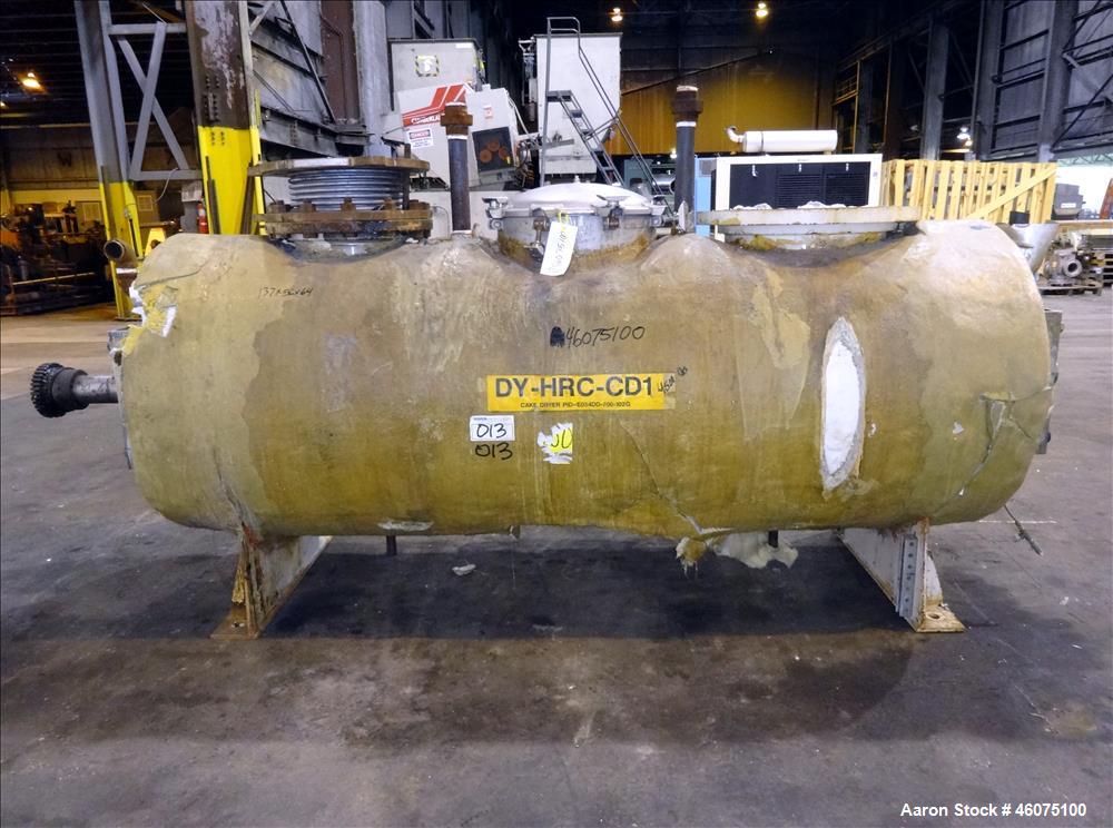 Used Processall Rotary Vacuum Dryer Plow Mixer, Model 1200