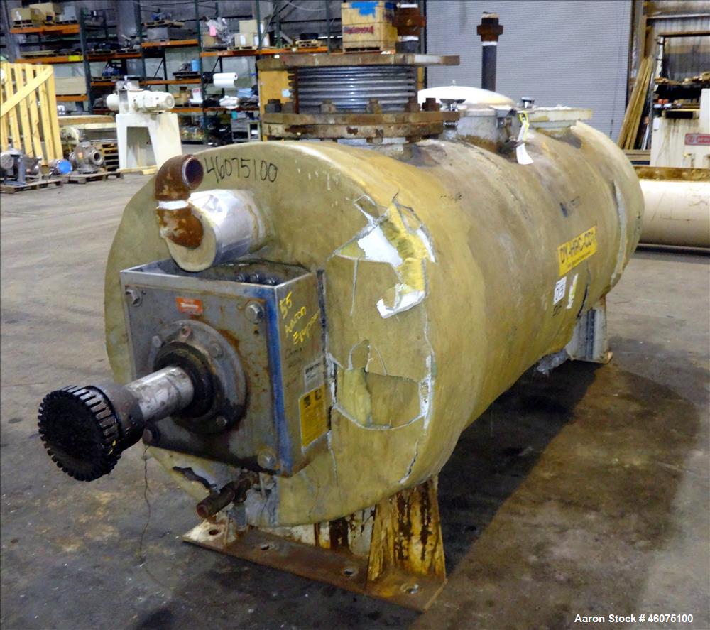 Used Processall Rotary Vacuum Dryer Plow Mixer, Model 1200