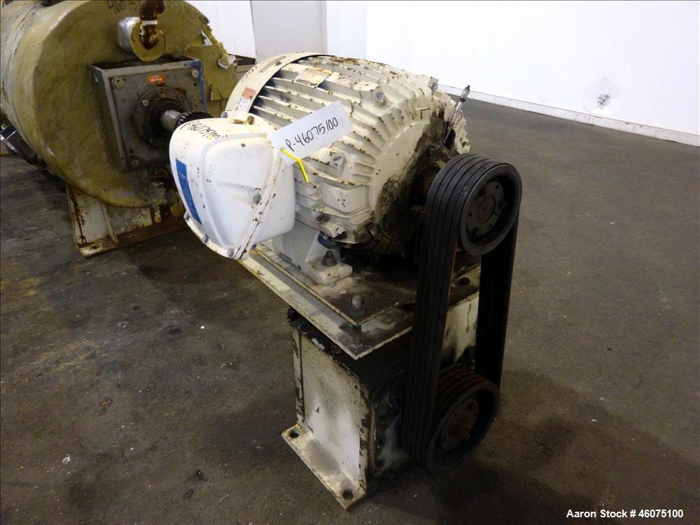 Used Processall Rotary Vacuum Dryer Plow Mixer, Model 1200
