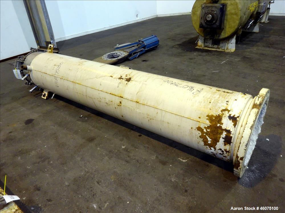 Used Processall Rotary Vacuum Dryer Plow Mixer, Model 1200